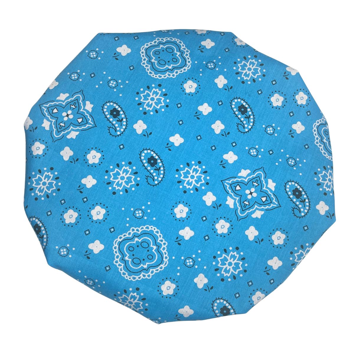 Bandana Satin Bonnet - Blue