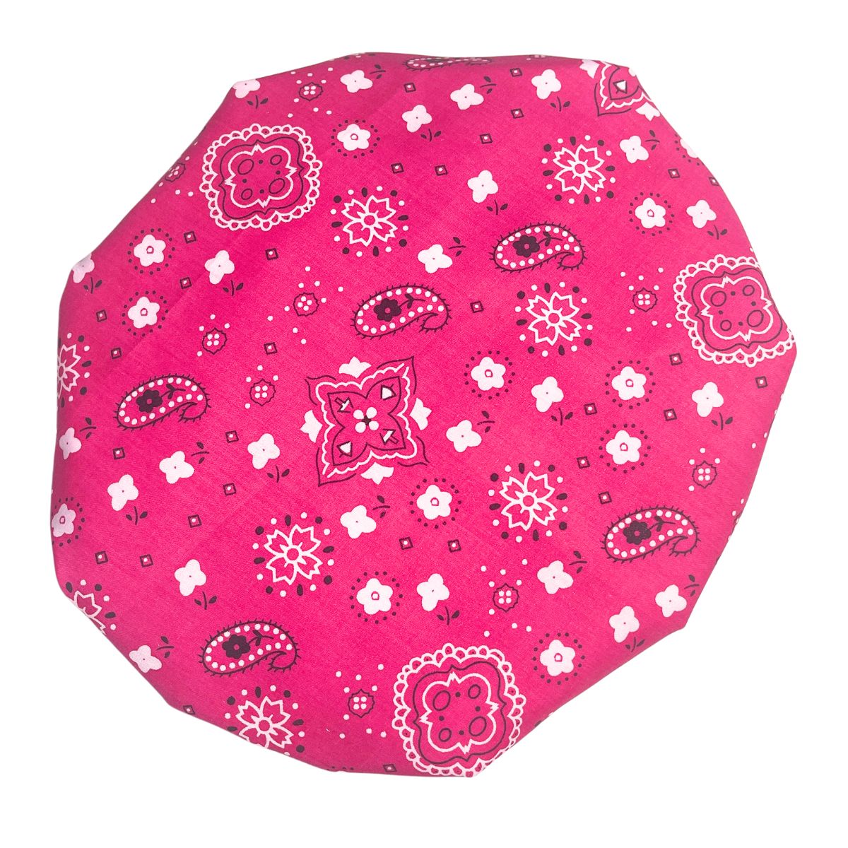 Bandana Satin Bonnet - Pink