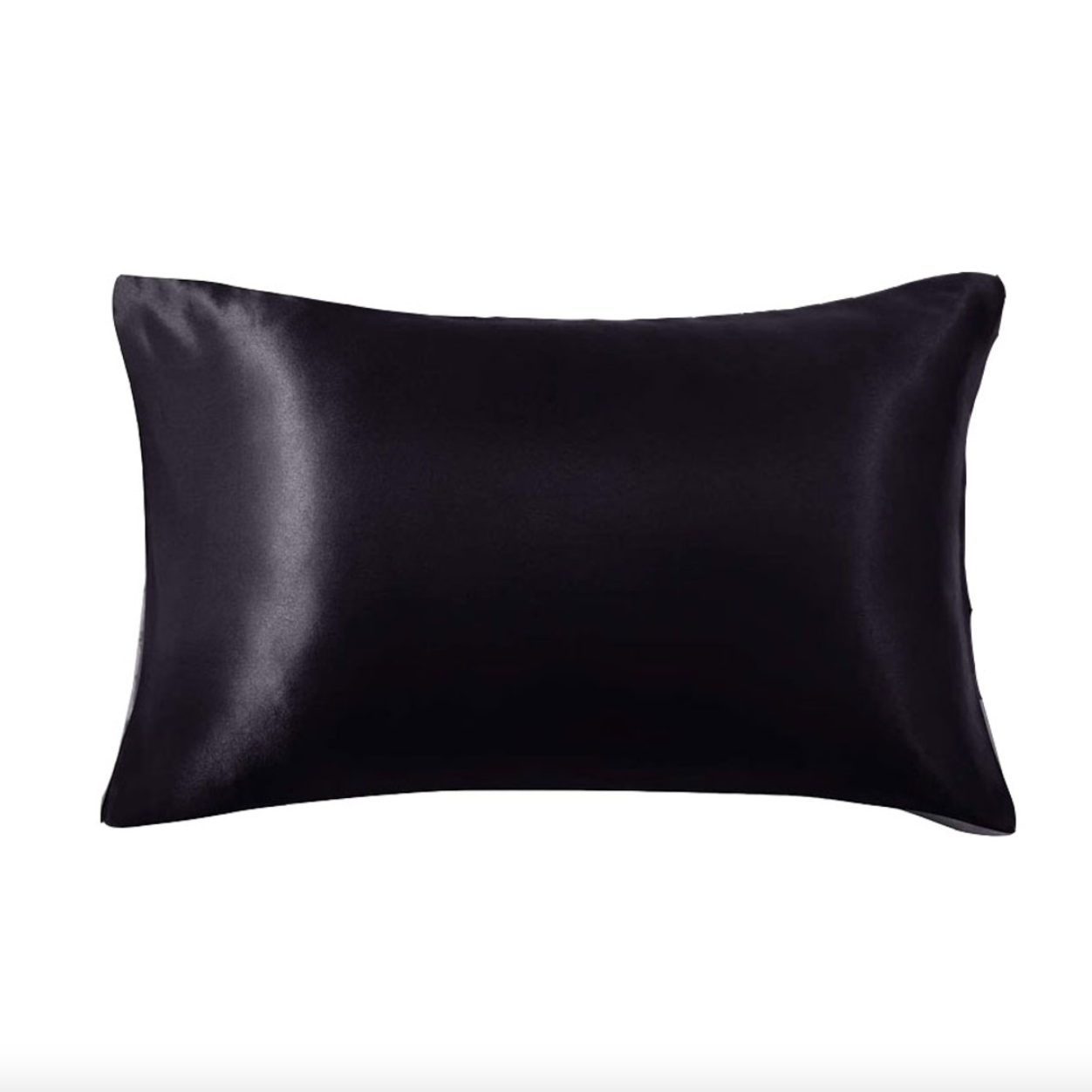 Silk Satin Pillowcase - Midnight Black