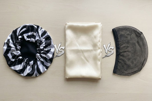 Satin Bonnet vs Silk Pillowcase vs Hair Netting: Which Nighttime Protection Actually Works Best?