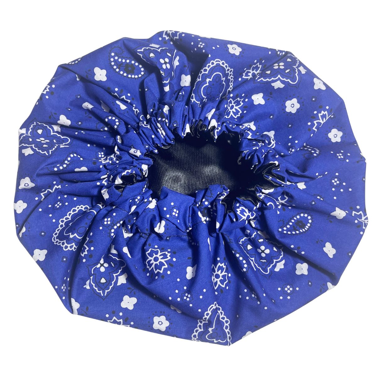 Bandana Satin Bonnet - Navy