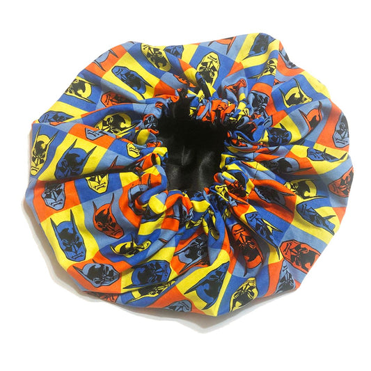 Batman Faces Satin Bonnet