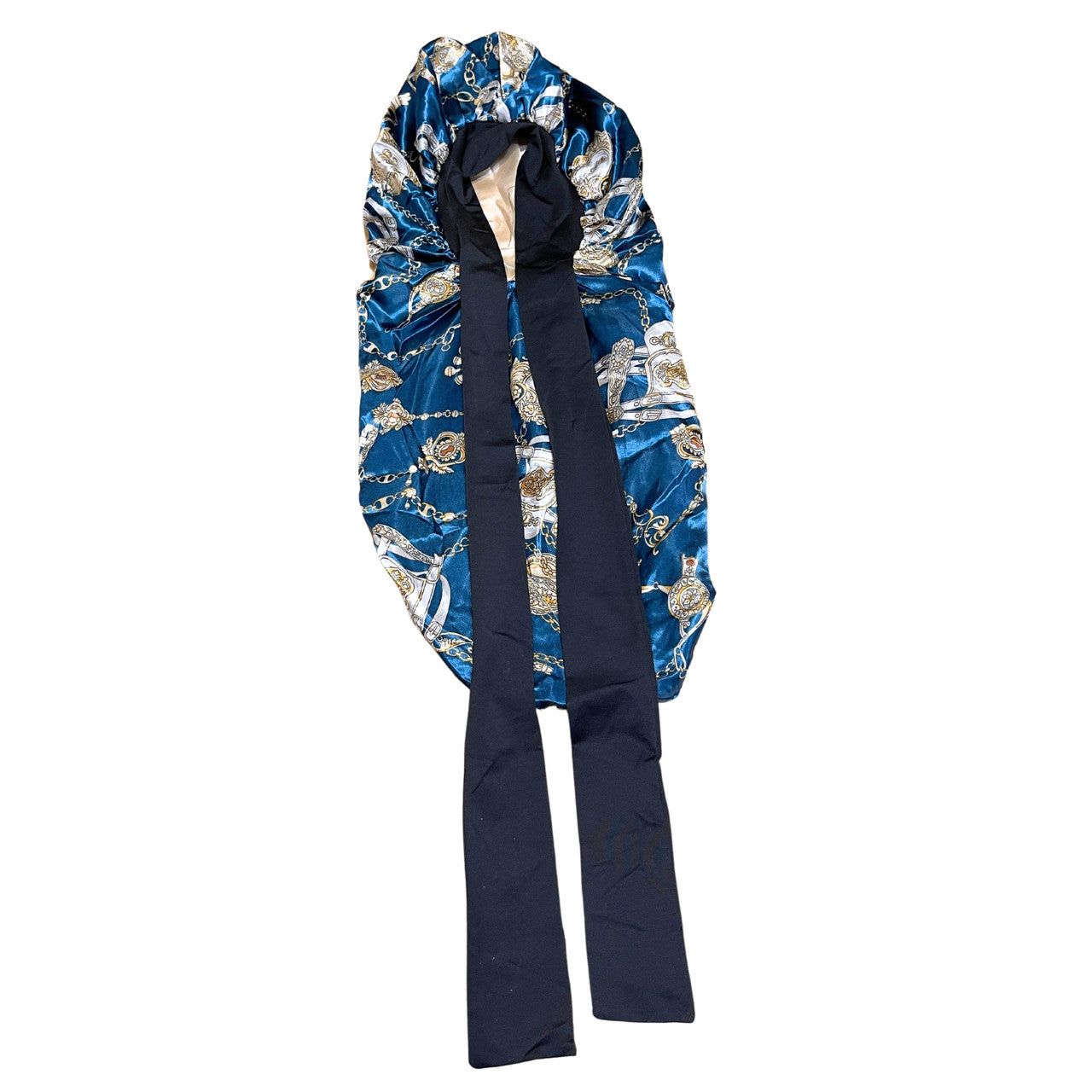 Adjustable Tie Satin Braid Bonnet - Luxury Chains