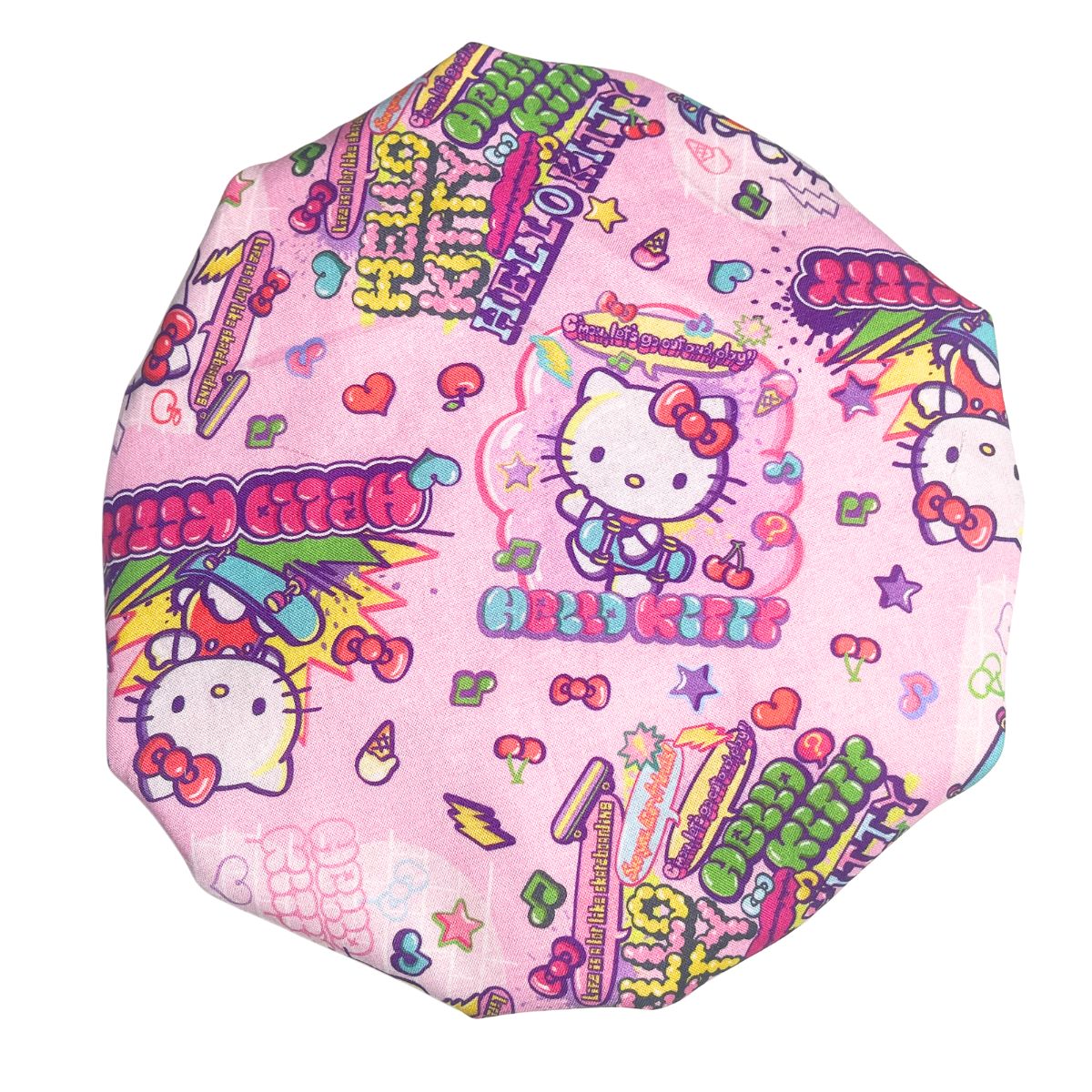 Hello Kitty Bubbles Satin Bonnet