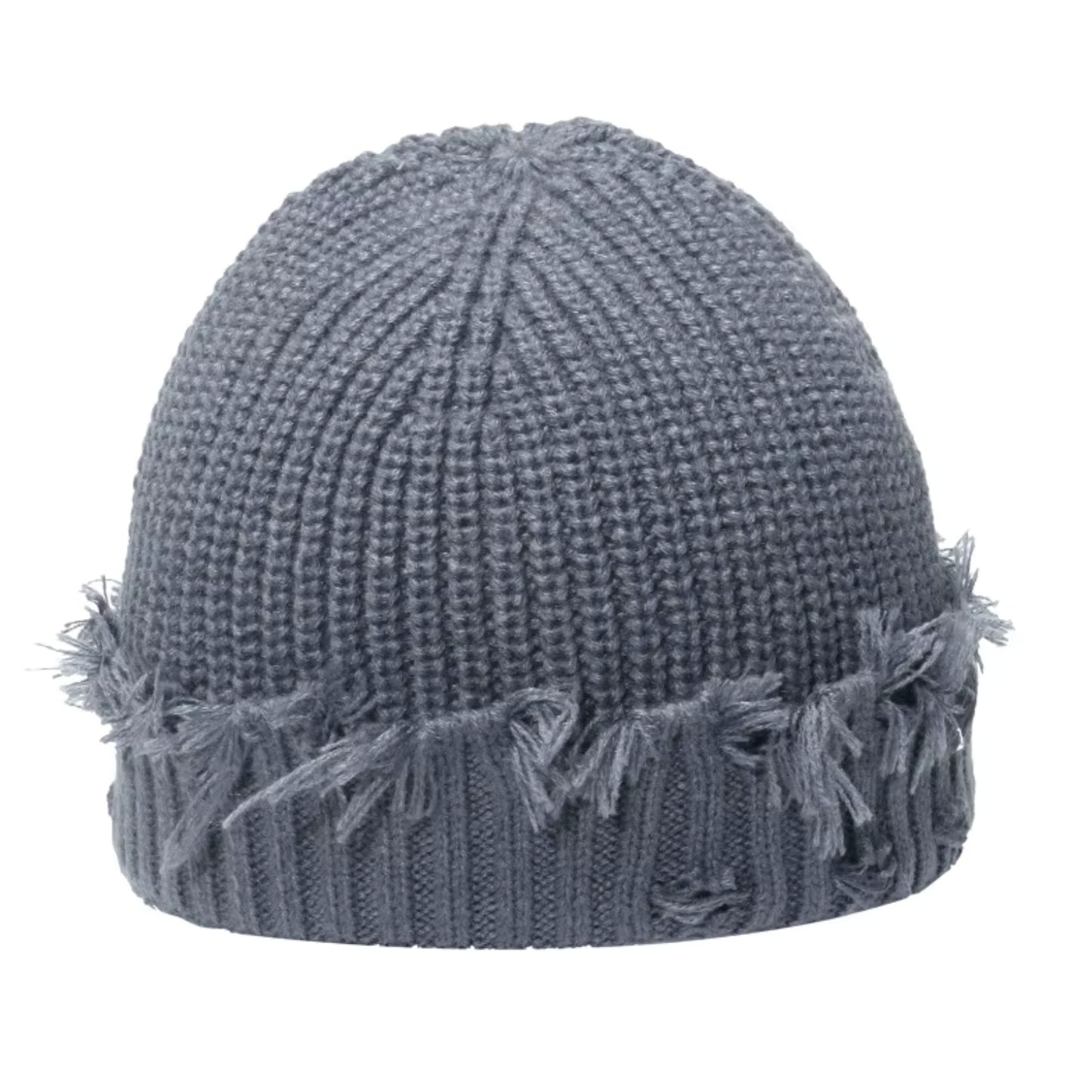 Adult Satin-Lined Distressed Hat - Grey