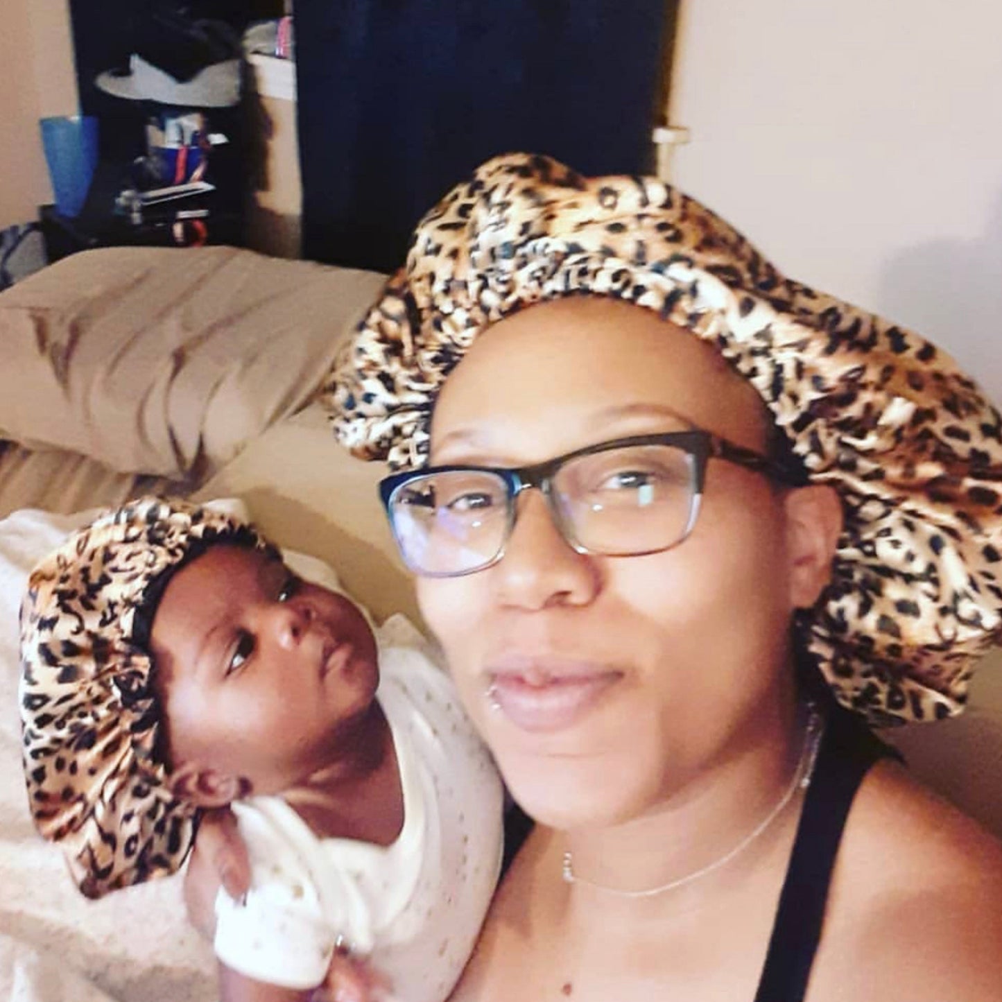 Mommy & Me Reversible Satin Bonnet - Mane Tane