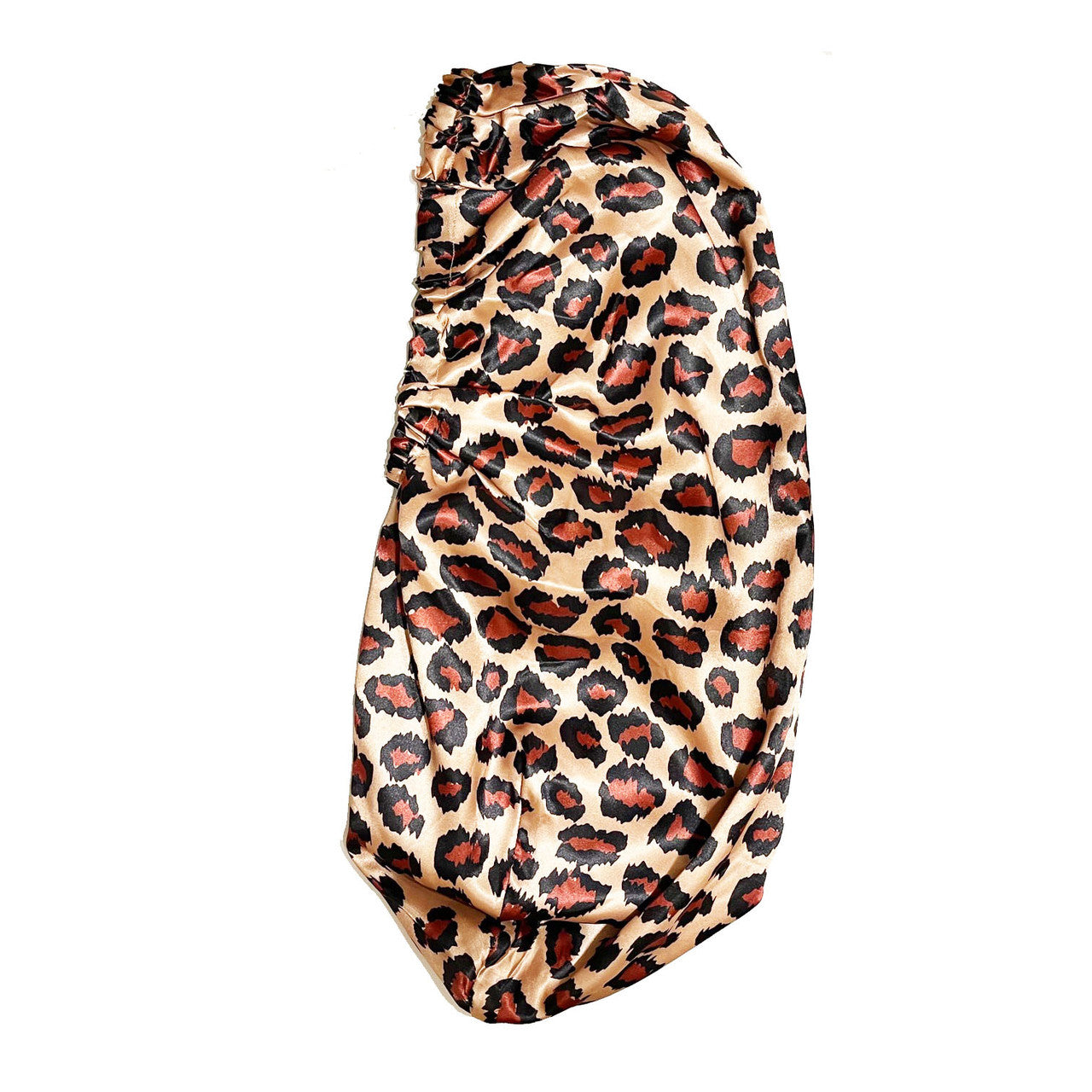 Mane Tane Adjustable Satin Braid Bonnet - Brown