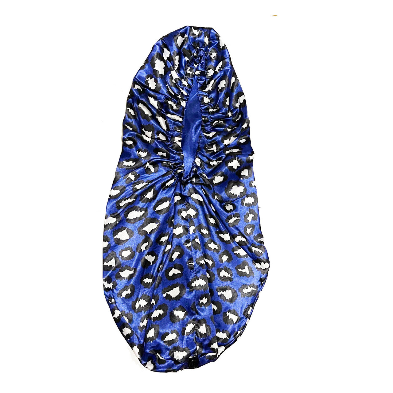 Mane Tane Adjustable Satin Braid Bonnet - Blue