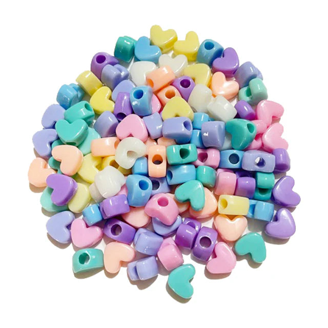 Heart Hair Beads