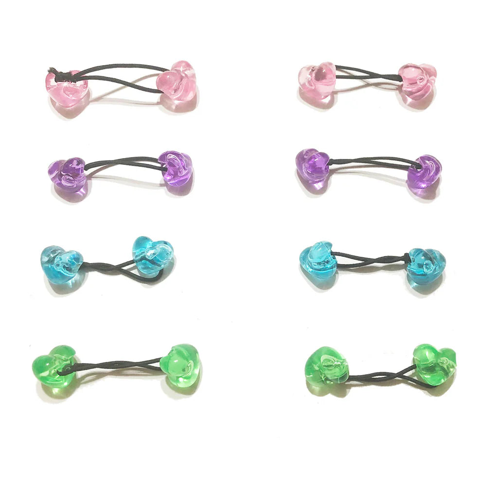 Heart Hair Bobbles