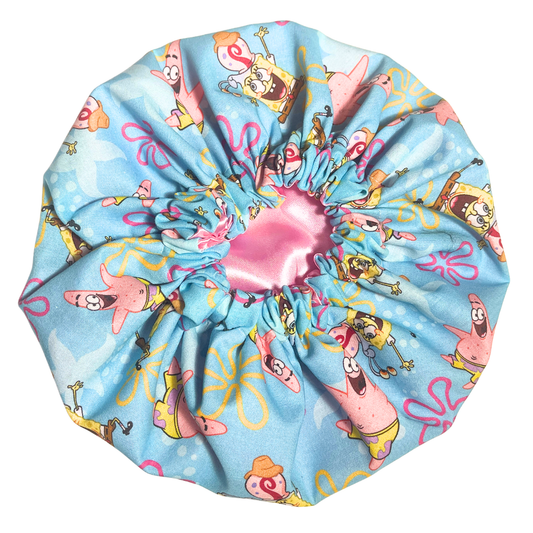 Pineapple Under the Sea Satin Bonnet