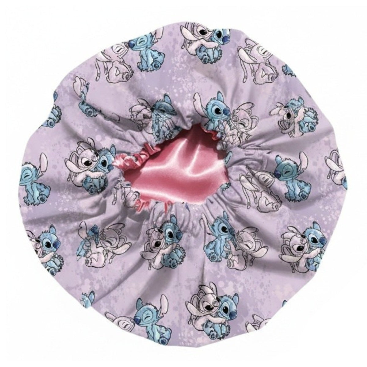 Stitch and Angel Satin Bonnet