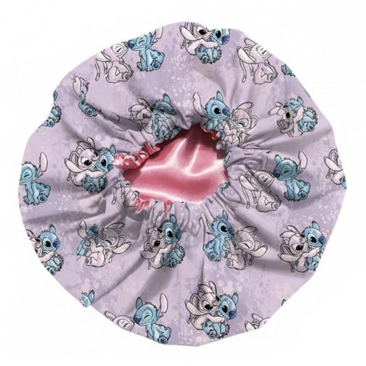 Stitch and Angel Satin Bonnet