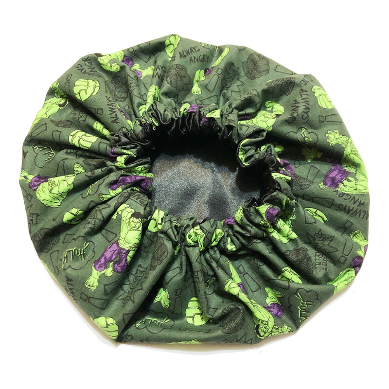 Hulk Smash Satin Sleep Cap