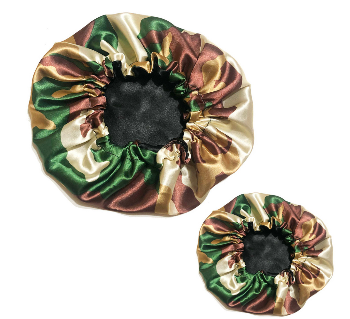 Mommy and Me Reversible Satin Bonnet - Camo