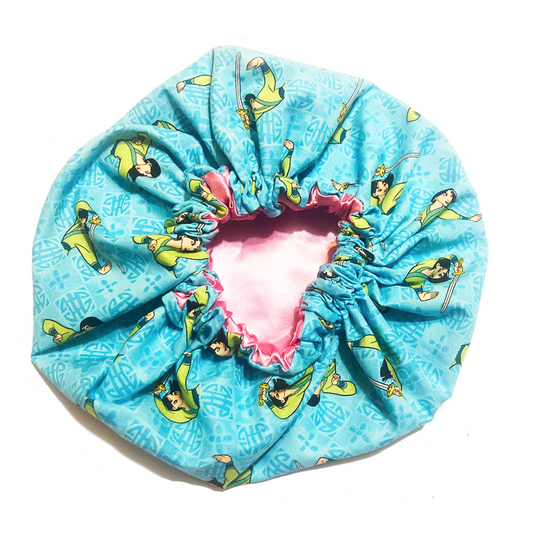 Mulan Warrior Satin Bonnet