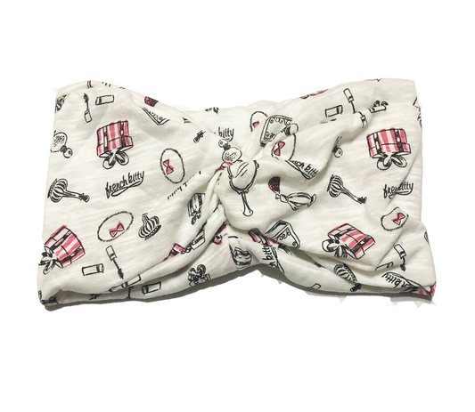 French Kitty Turban Headband