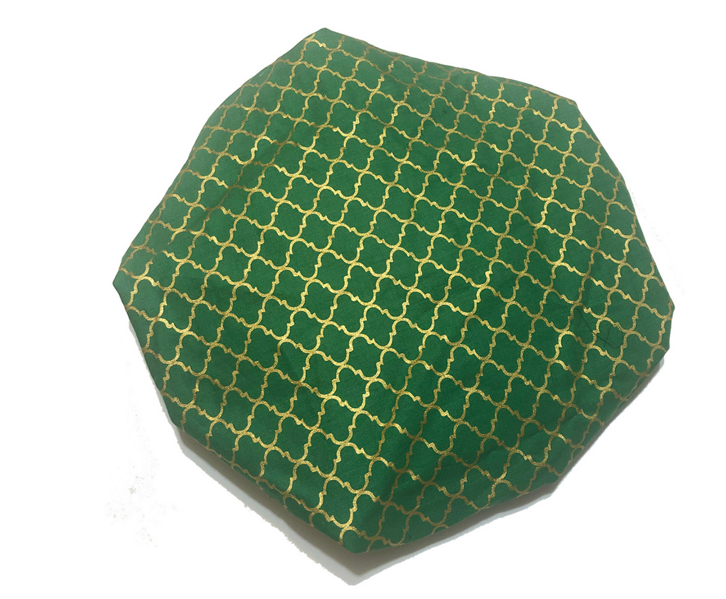 Ebony Gold Satin Bonnet