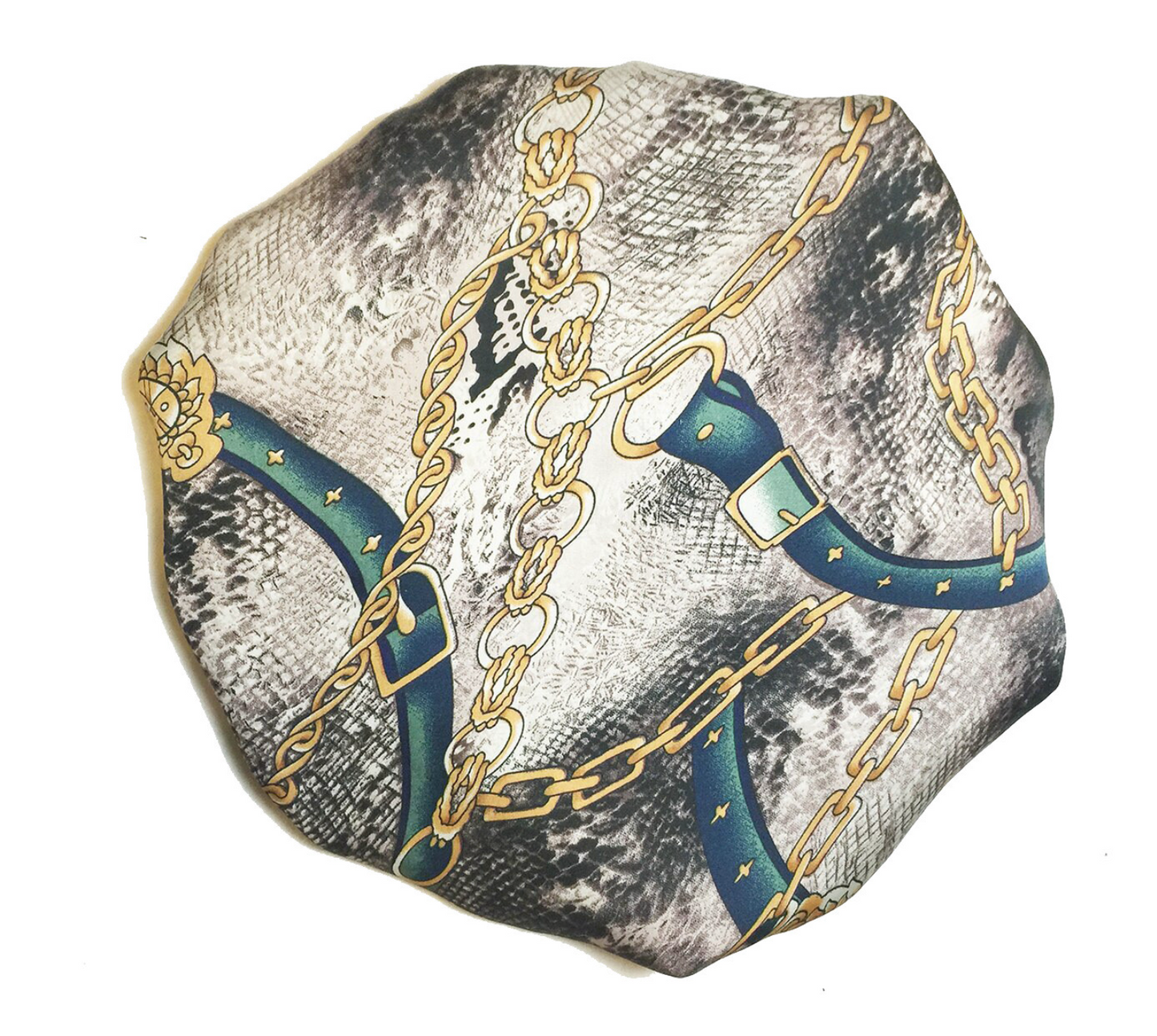 Green Belt Reversible Satin Bonnet